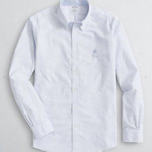 Stretch Regent Regular-Fit Sport Shirt, Non-Iron Bengal Stripe Oxford